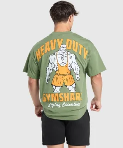 Heren Gymshark T-shirts*Heavy Duty Lifter T-Shirt