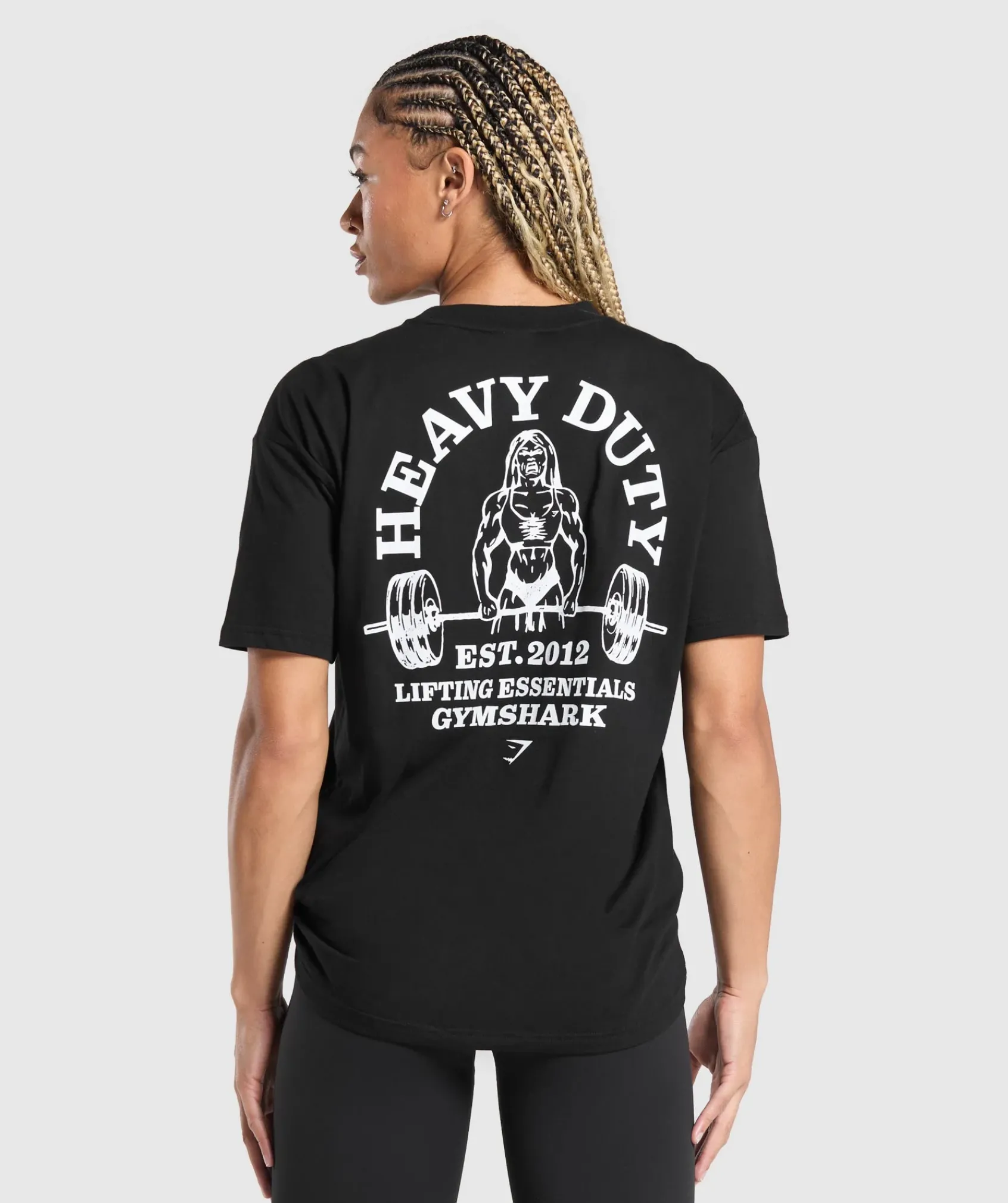 DAMES Gymshark Bedekkende Sportkleding|T-shirts*Heavy Duty Oversized T-Shirt