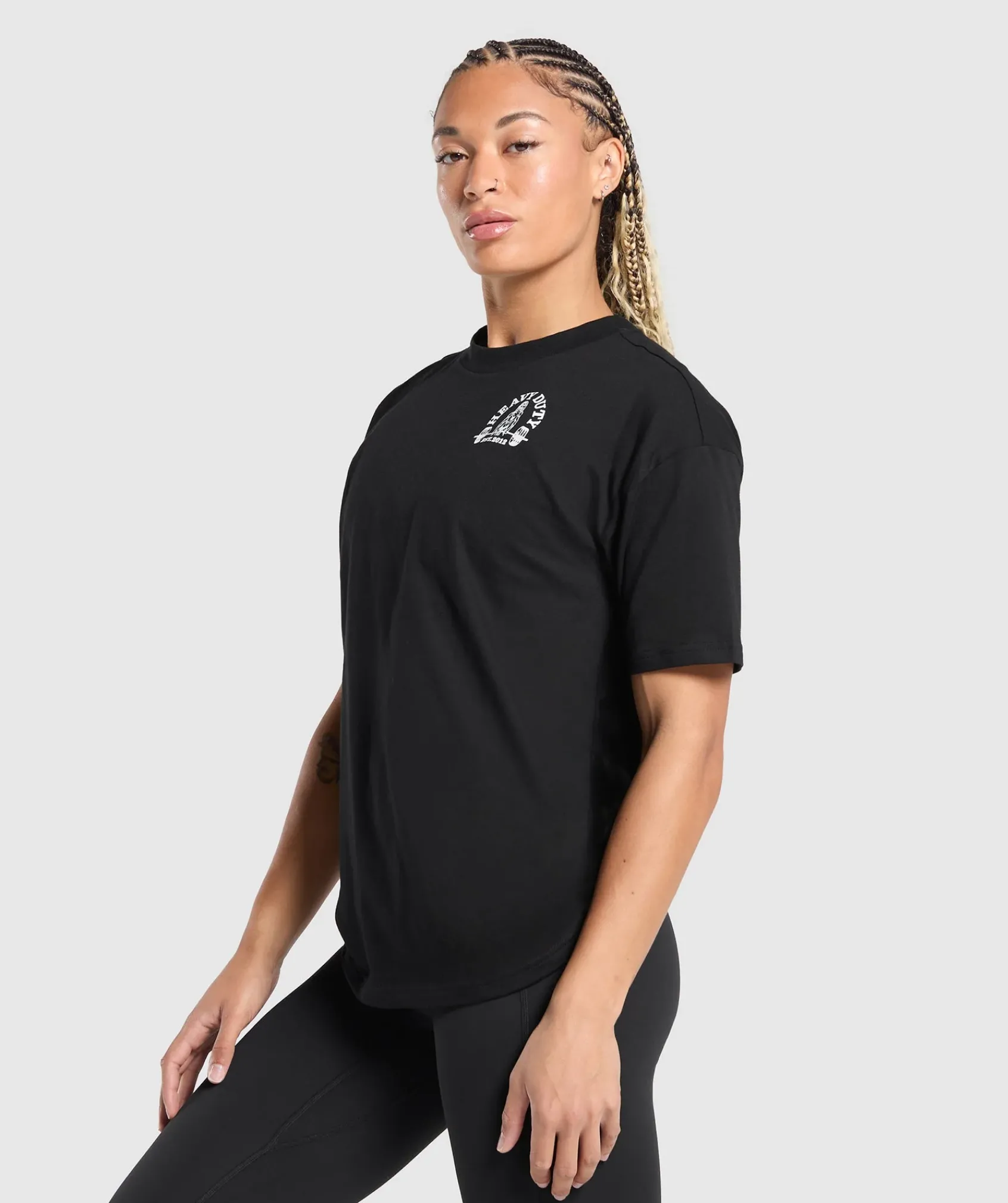 DAMES Gymshark Bedekkende Sportkleding|T-shirts*Heavy Duty Oversized T-Shirt