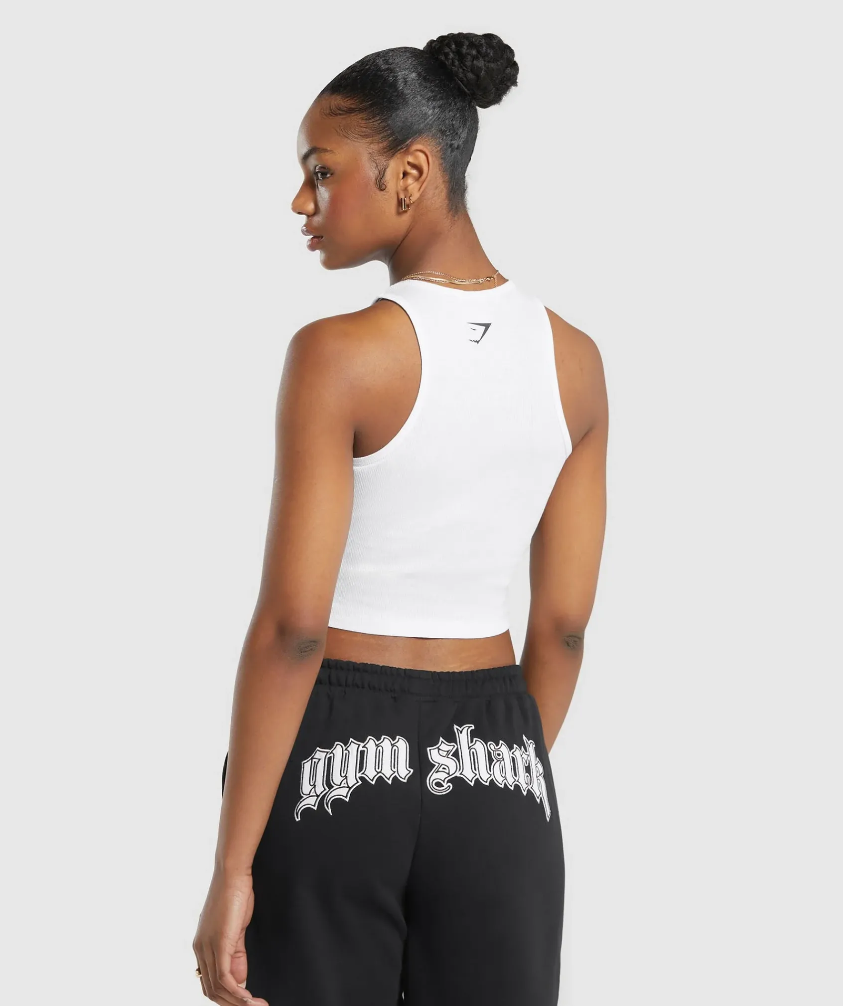 DAMES Gymshark Croptops|Tanktops*Heavy Flex Graphic Midi Tank