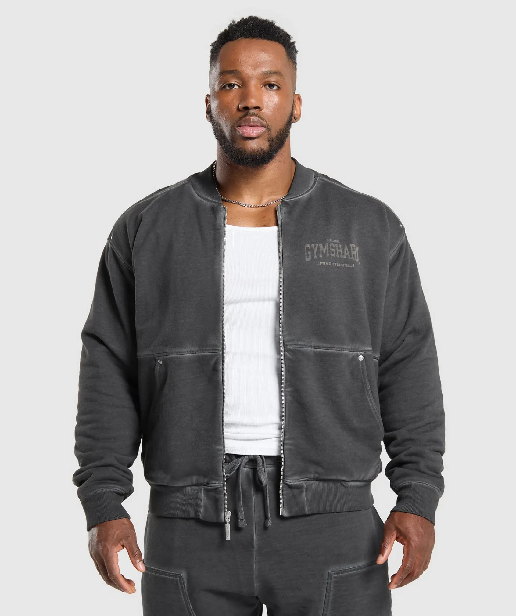 Heren Gymshark Outerwear*Heavyweight Bomber Jacket
