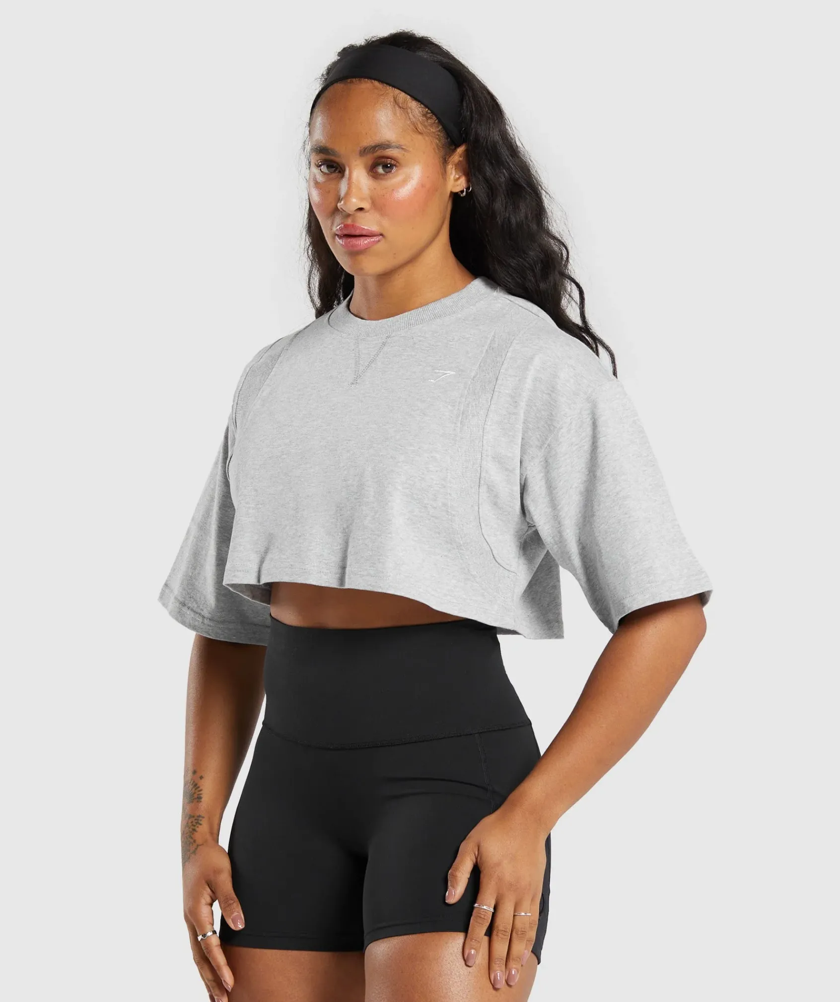 DAMES Gymshark Croptops|T-shirts*Heavyweight Cotton Crop T-Shirt