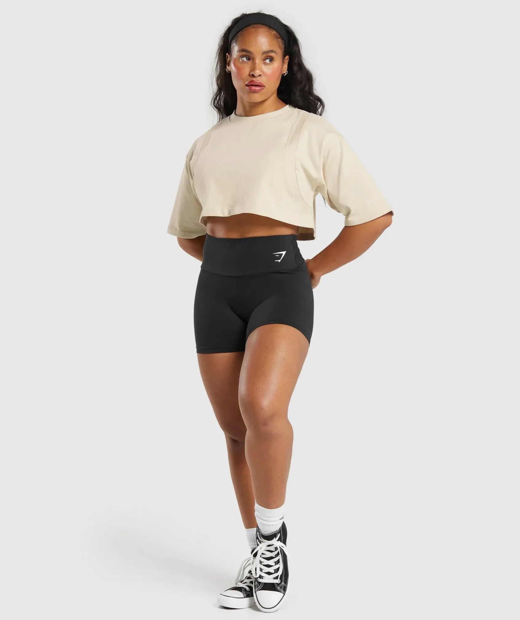 DAMES Gymshark Croptops|T-shirts*Heavyweight Cotton Crop T-Shirt