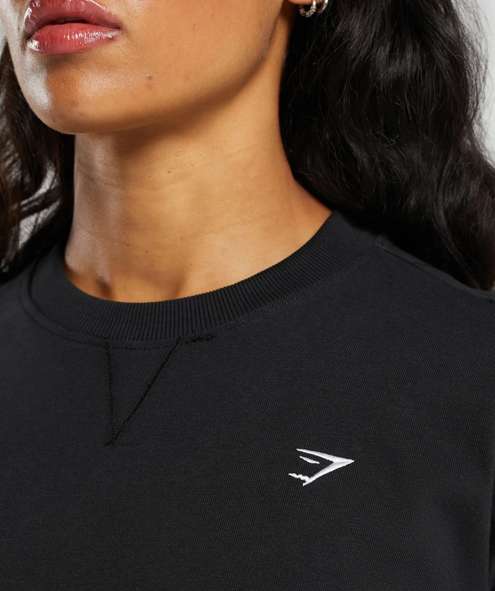 DAMES Gymshark Bedekkende Sportkleding|T-shirts*Heavyweight Cotton Long Sleeve Top