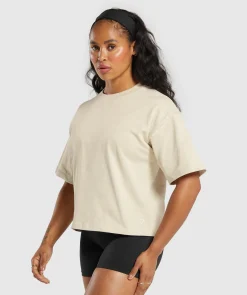 DAMES Gymshark T-shirts*Heavyweight Cotton T-Shirt