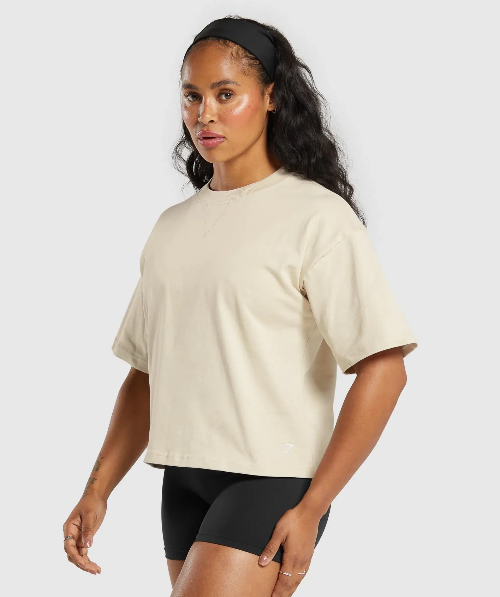 DAMES Gymshark T-shirts*Heavyweight Cotton T-Shirt