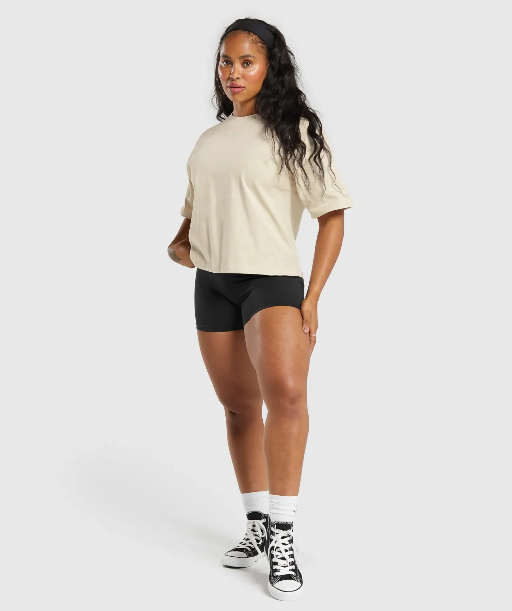 DAMES Gymshark T-shirts*Heavyweight Cotton T-Shirt