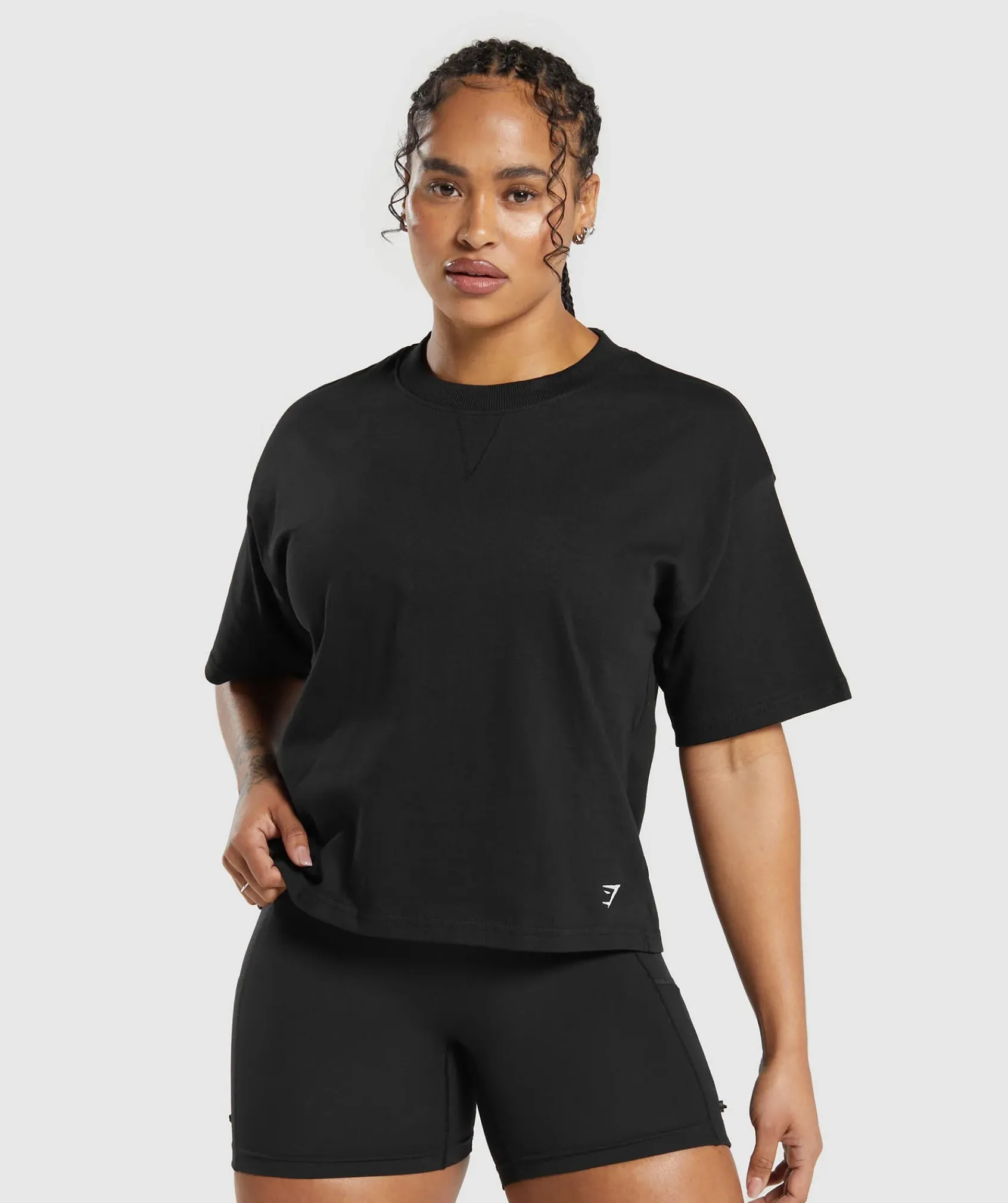 DAMES Gymshark T-shirts*Heavyweight Cotton T-Shirt