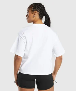 DAMES Gymshark T-shirts*Heavyweight Cotton T-Shirt