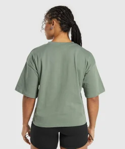 DAMES Gymshark T-shirts*Heavyweight Cotton T-Shirt