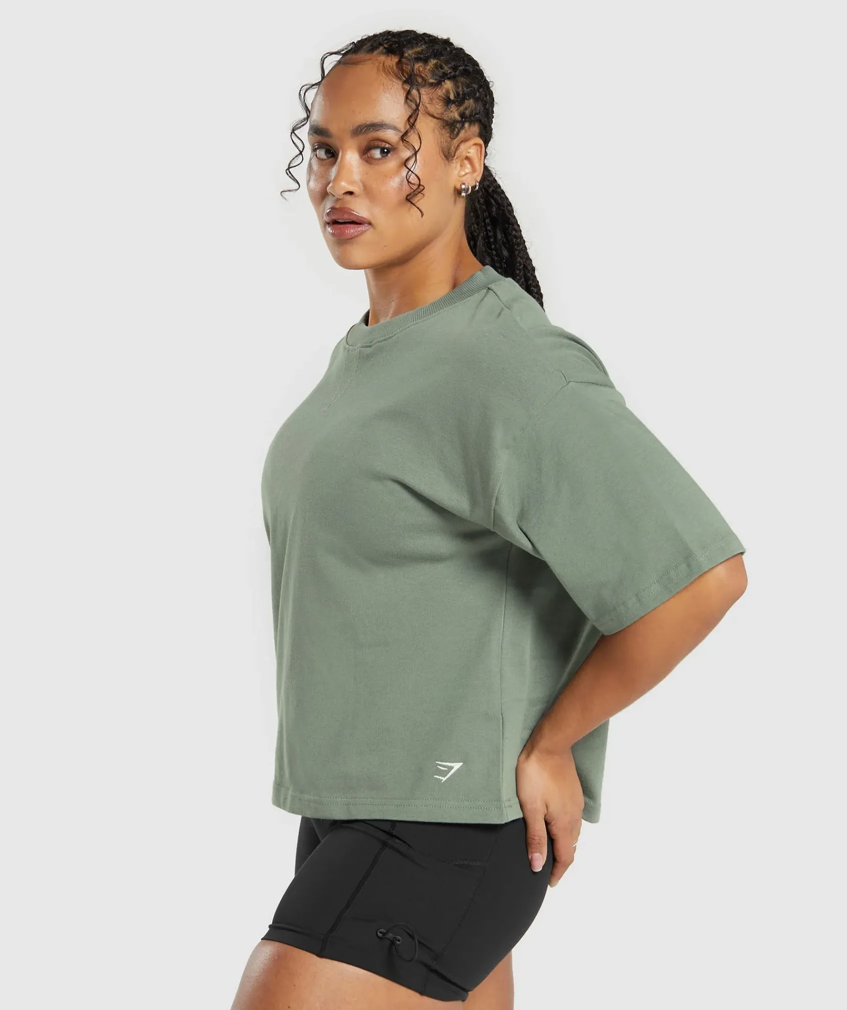 DAMES Gymshark T-shirts*Heavyweight Cotton T-Shirt