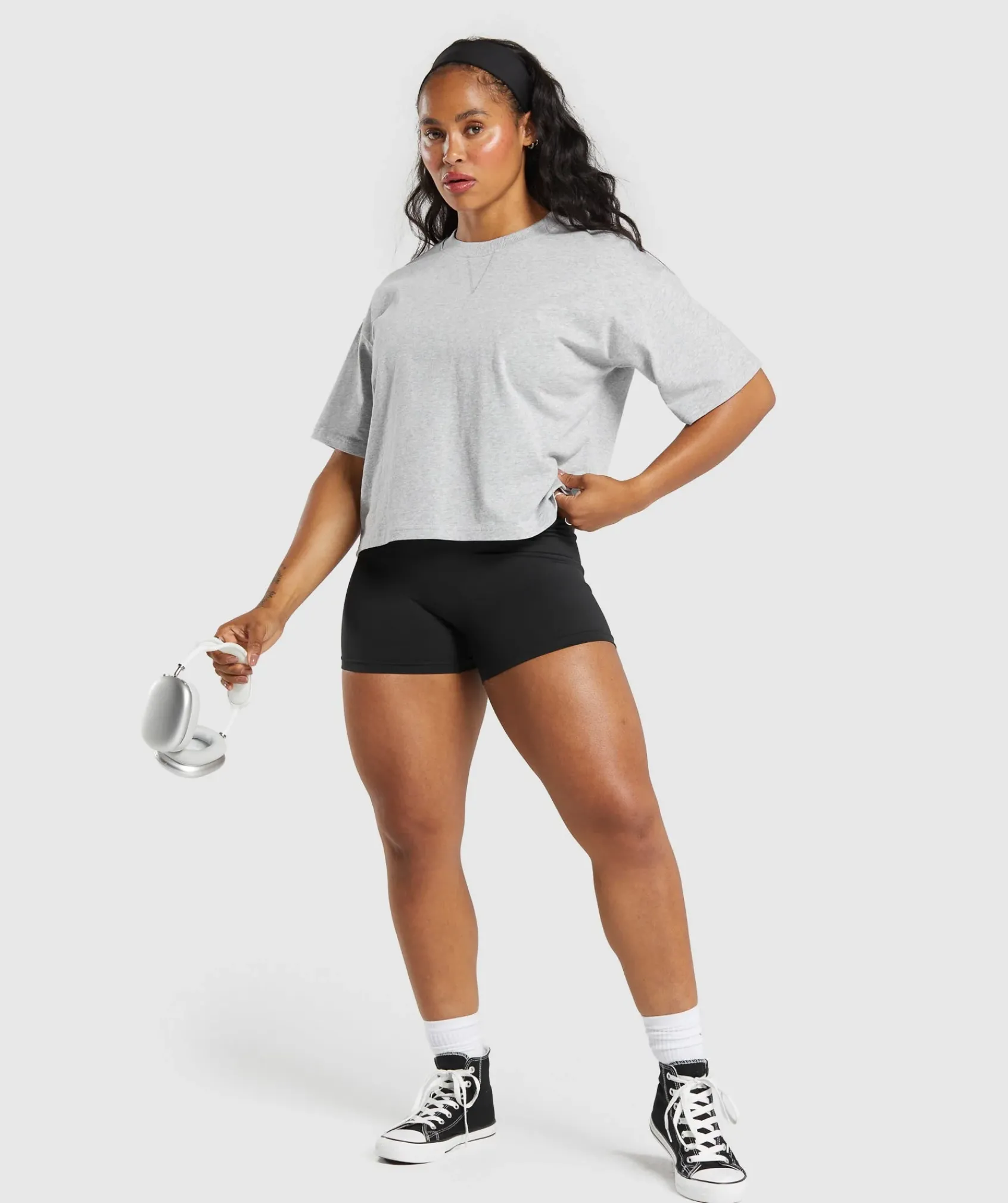 DAMES Gymshark T-shirts*Heavyweight Cotton T-Shirt