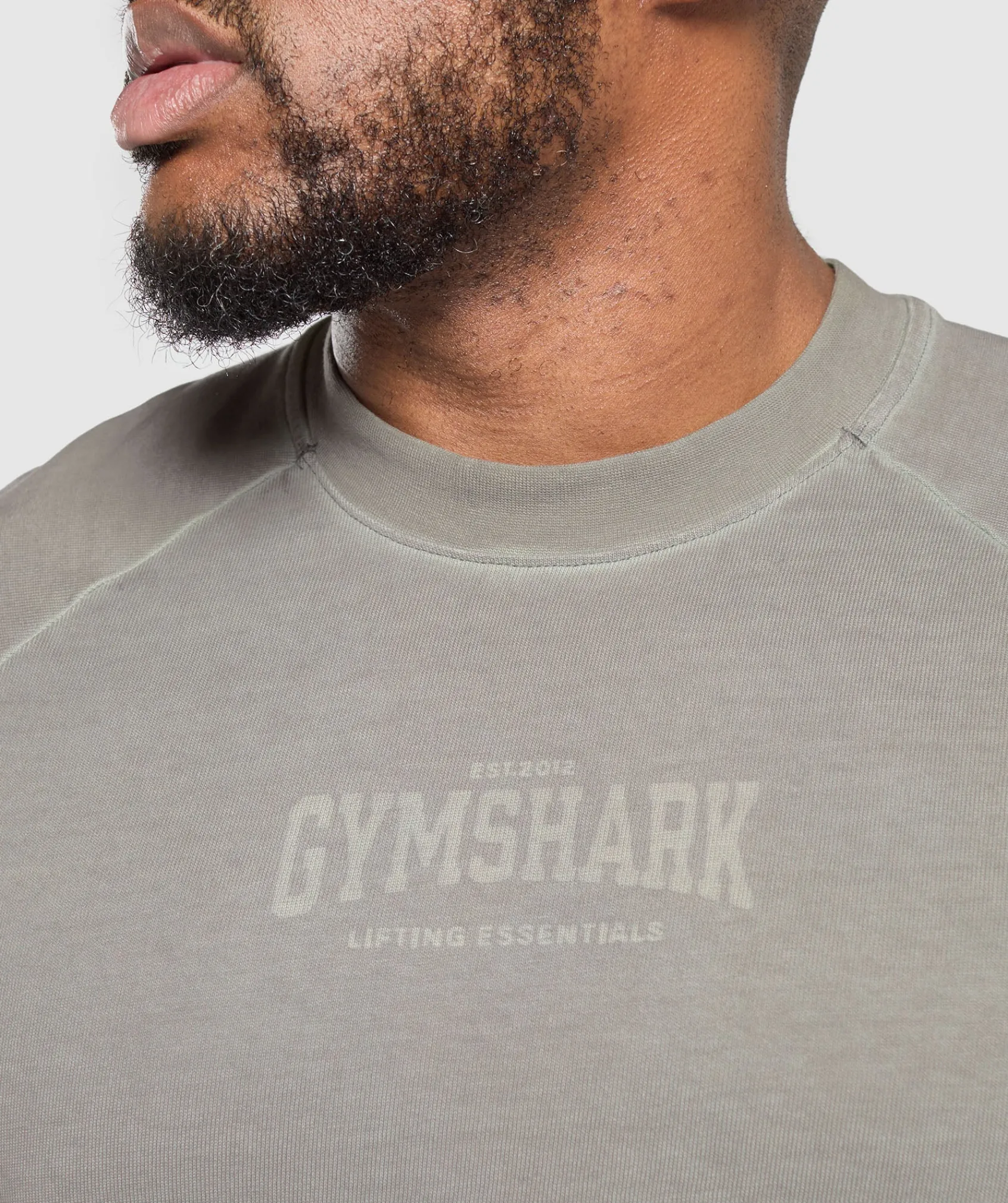 Heren Gymshark T-shirts*Heavyweight Long Sleeve T-Shirt