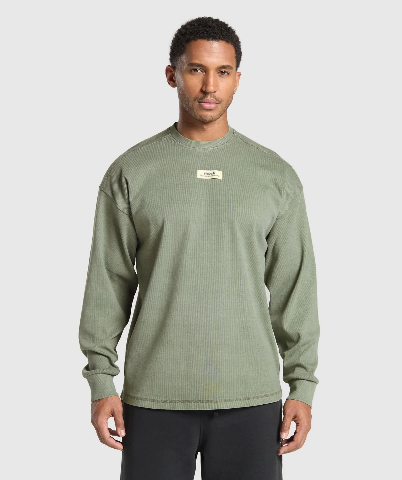Heren Gymshark Hoodies & Truien*Heavyweight Rib Crew