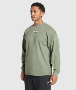 Heren Gymshark Hoodies & Truien*Heavyweight Rib Crew