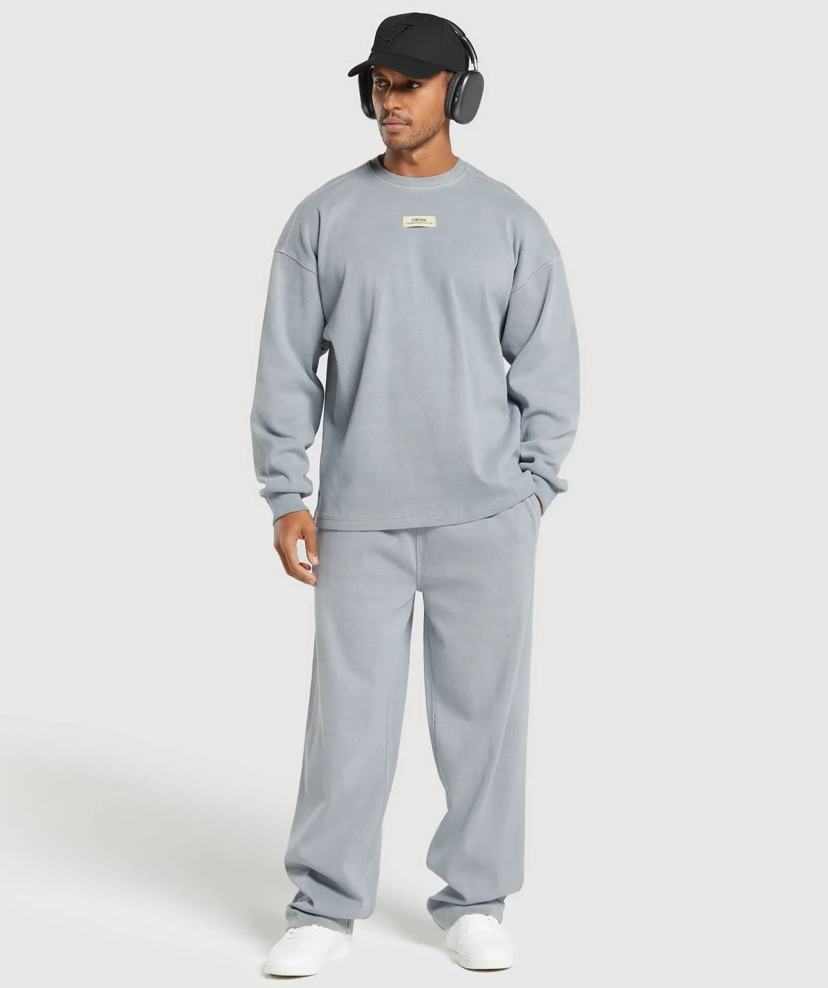 Heren Gymshark Hoodies & Truien*Heavyweight Rib Crew