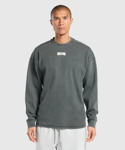 Heren Gymshark Hoodies & Truien*Heavyweight Rib Crew
