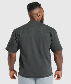 Heren Gymshark Hoodies & Truien|T-shirts*Heavyweight Rib Short Sleeve Crew