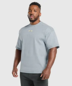 Heren Gymshark Hoodies & Truien|T-shirts*Heavyweight Rib Short Sleeve Crew