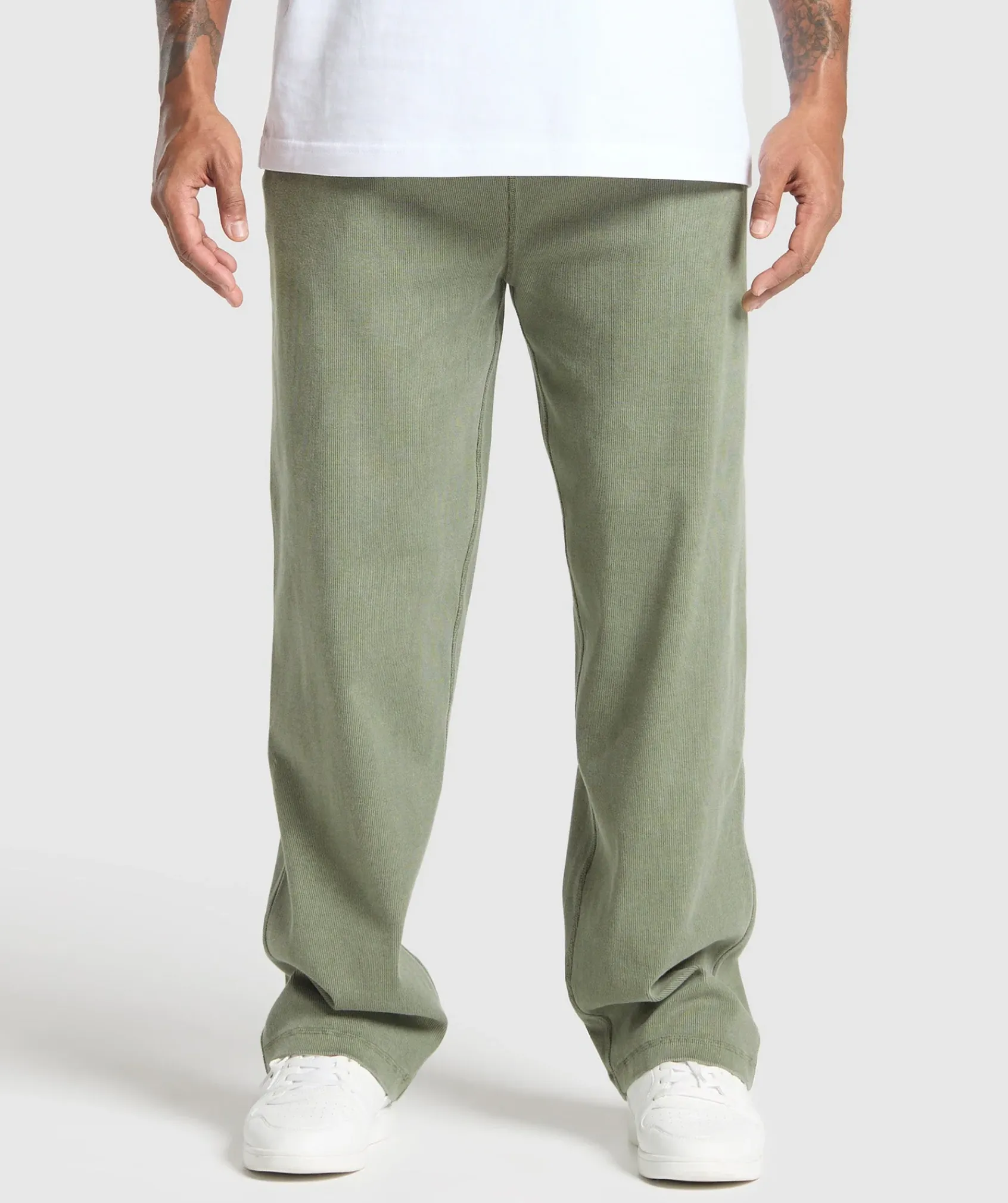 Heren Gymshark Joggingbroeken*Heavyweight Ribbed Joggers