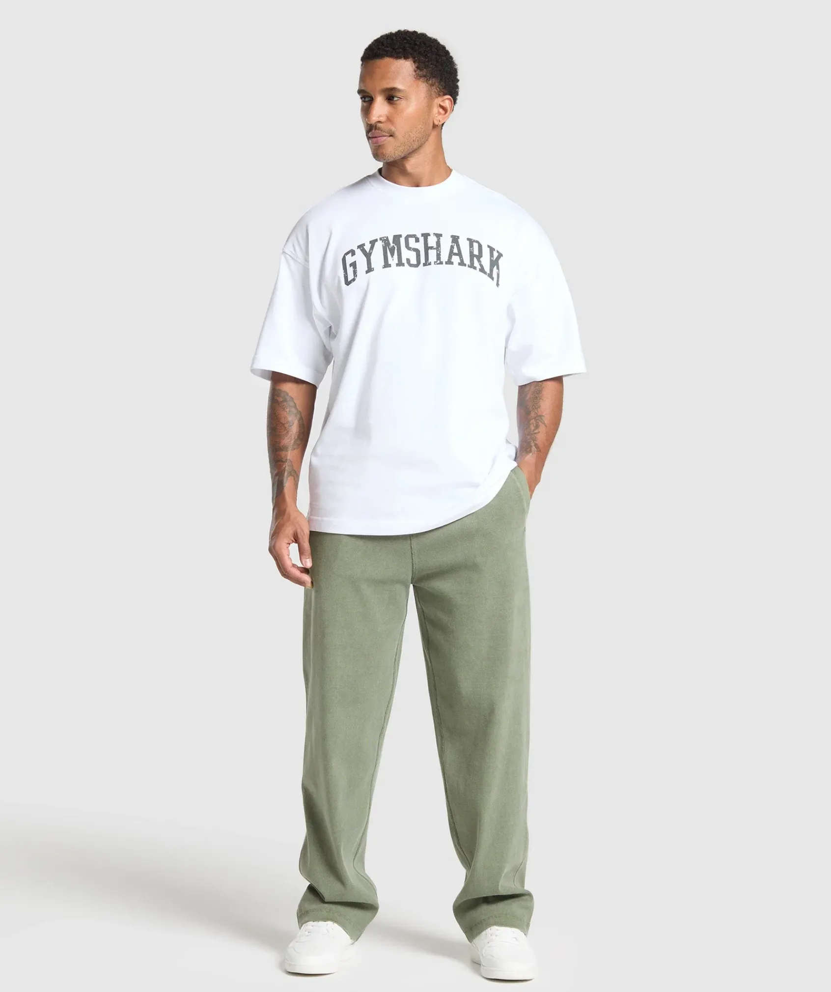 Heren Gymshark Joggingbroeken*Heavyweight Ribbed Joggers