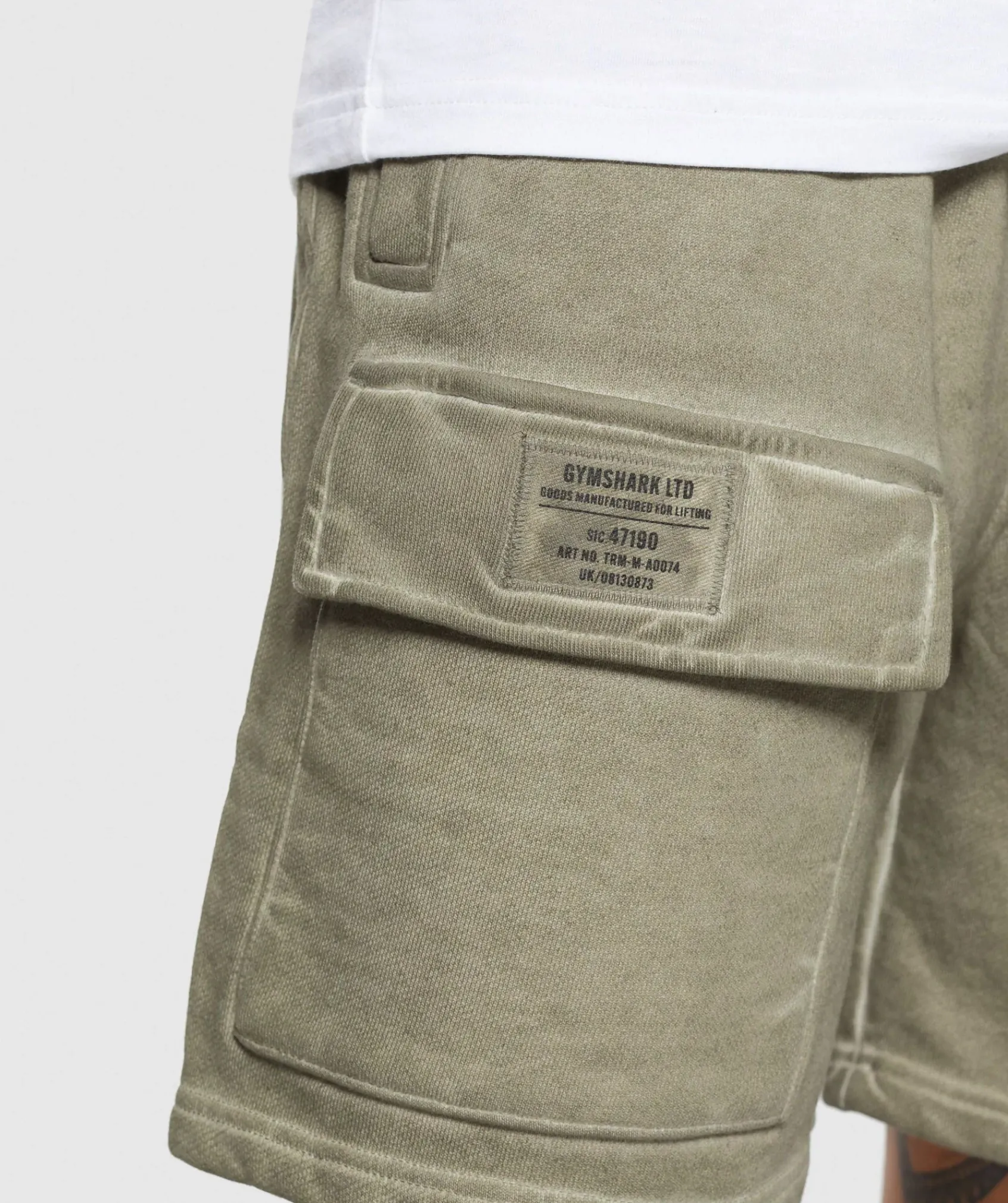 Heren Gymshark Shorts|Cargobroeken*Heavyweight Washed Cargo Shorts
