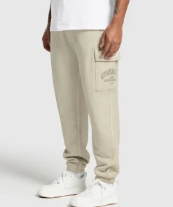 Heren Gymshark Joggingbroeken|Cargobroeken*Heavyweight Washed Cargo Joggers