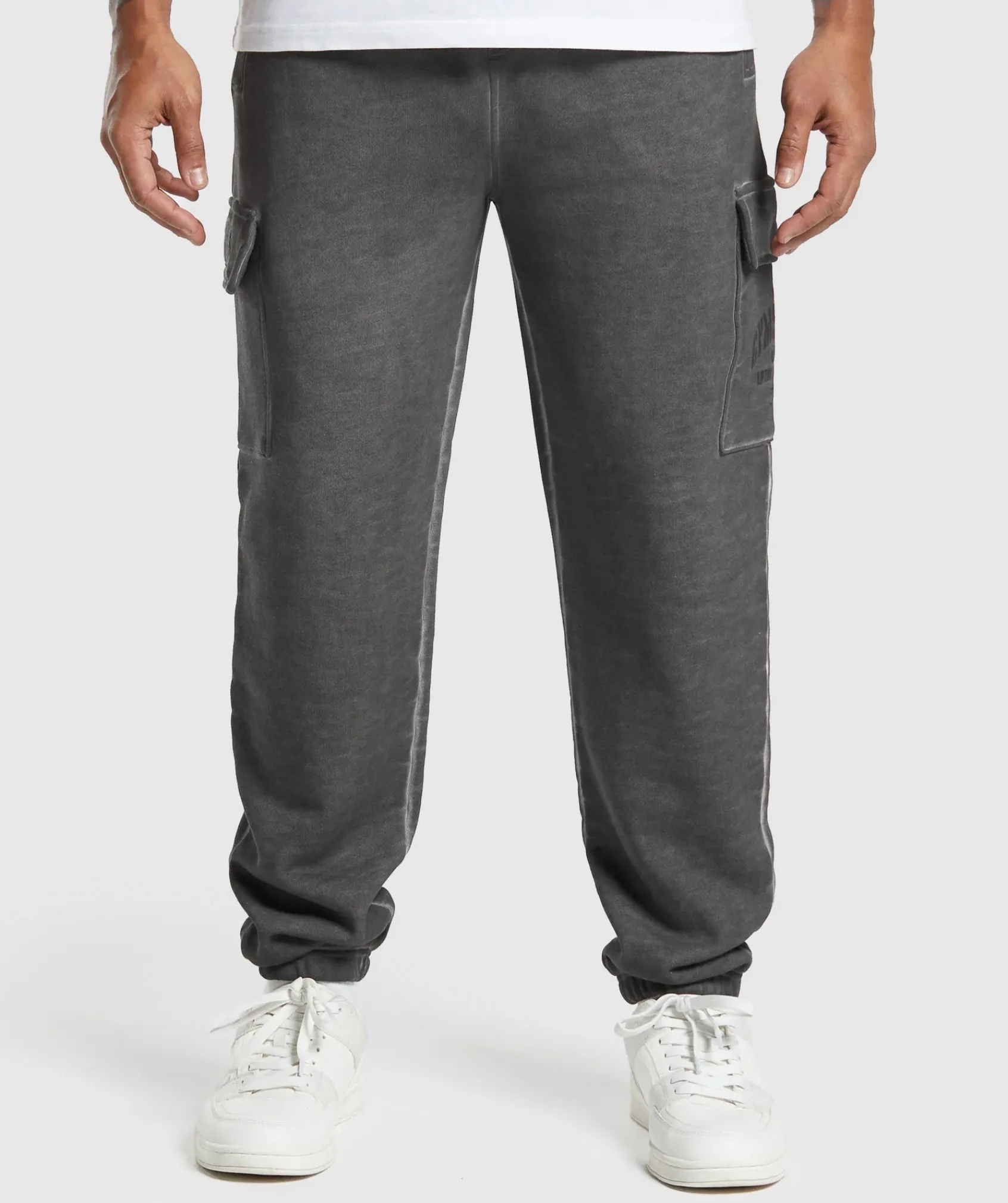 Heren Gymshark Joggingbroeken|Cargobroeken*Heavyweight Washed Cargo Joggers