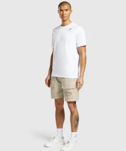 Heren Gymshark Shorts|Cargobroeken*Heavyweight Washed Cargo Shorts