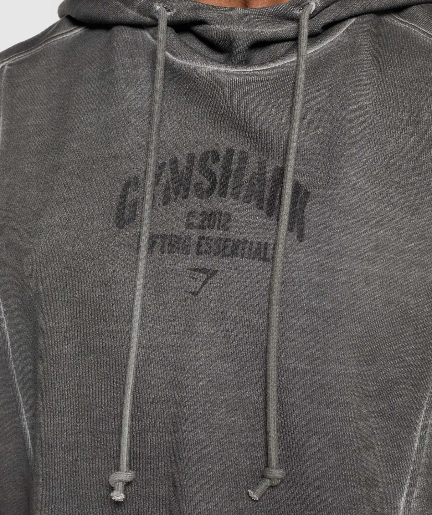 Heren Gymshark Hoodies & Truien*Heavyweight Washed Cut Off Hoodie