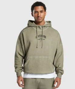 Heren Gymshark Hoodies & Truien*Heavyweight Washed Hoodie