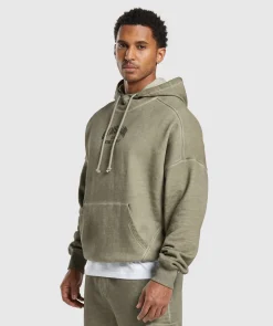 Heren Gymshark Hoodies & Truien*Heavyweight Washed Hoodie