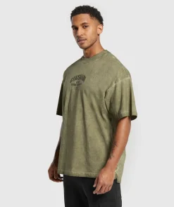 Heren Gymshark T-shirts*Heavyweight Washed T-Shirt