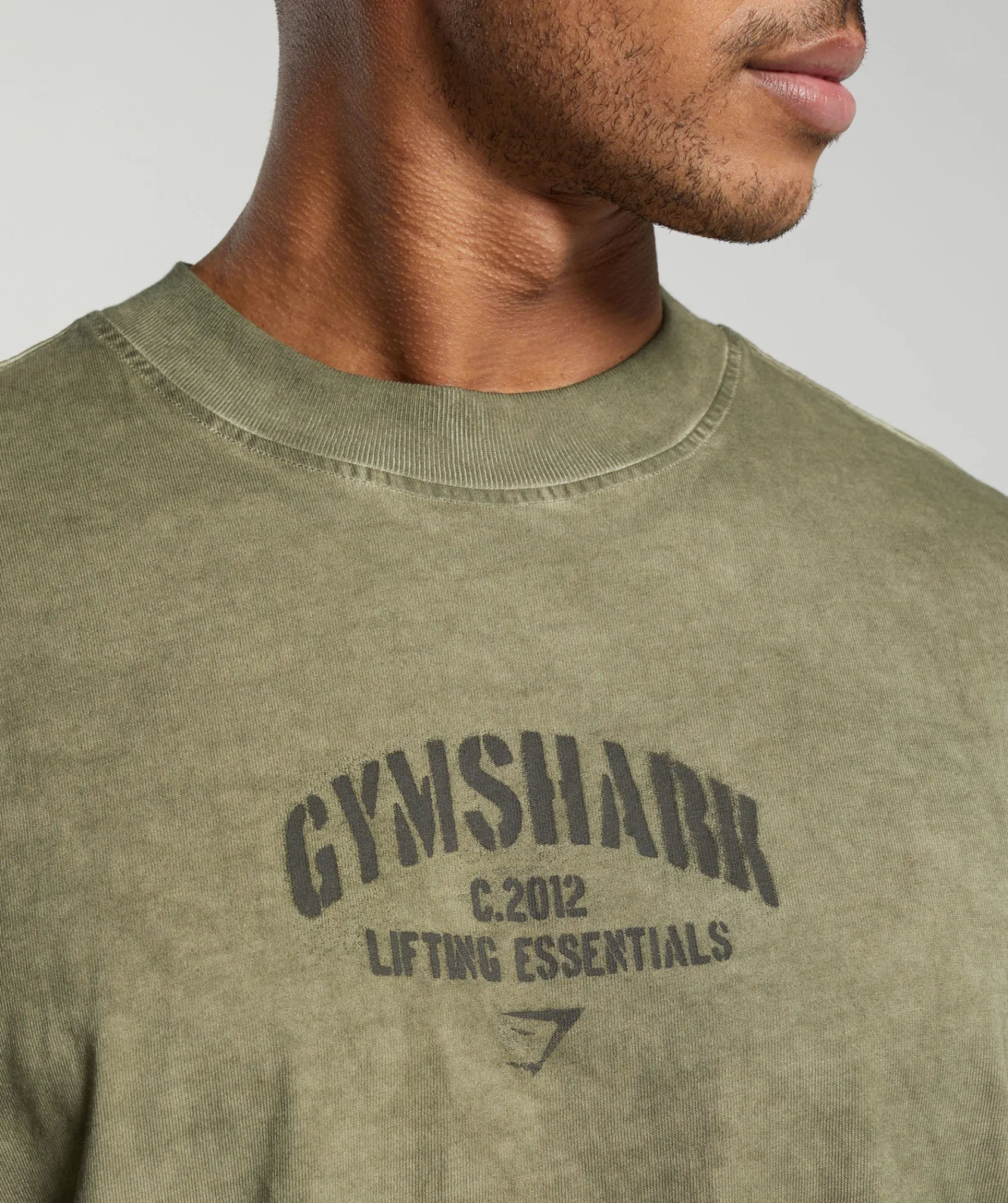 Heren Gymshark T-shirts*Heavyweight Washed T-Shirt