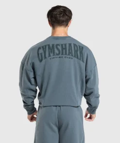 Heren Gymshark Hoodies & Truien*Heritage Washed Crew