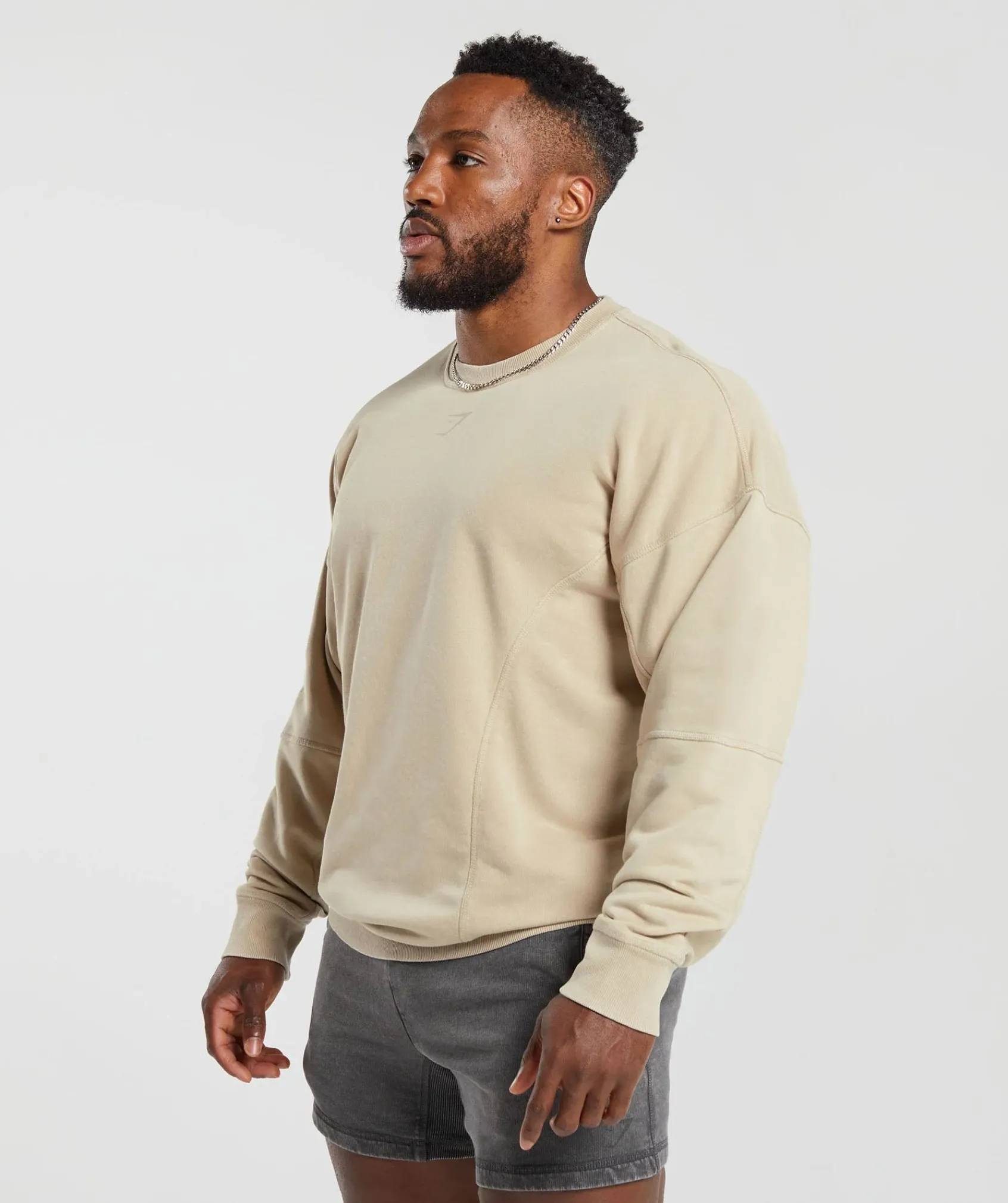 Heren Gymshark Hoodies & Truien*Heritage Washed Crew