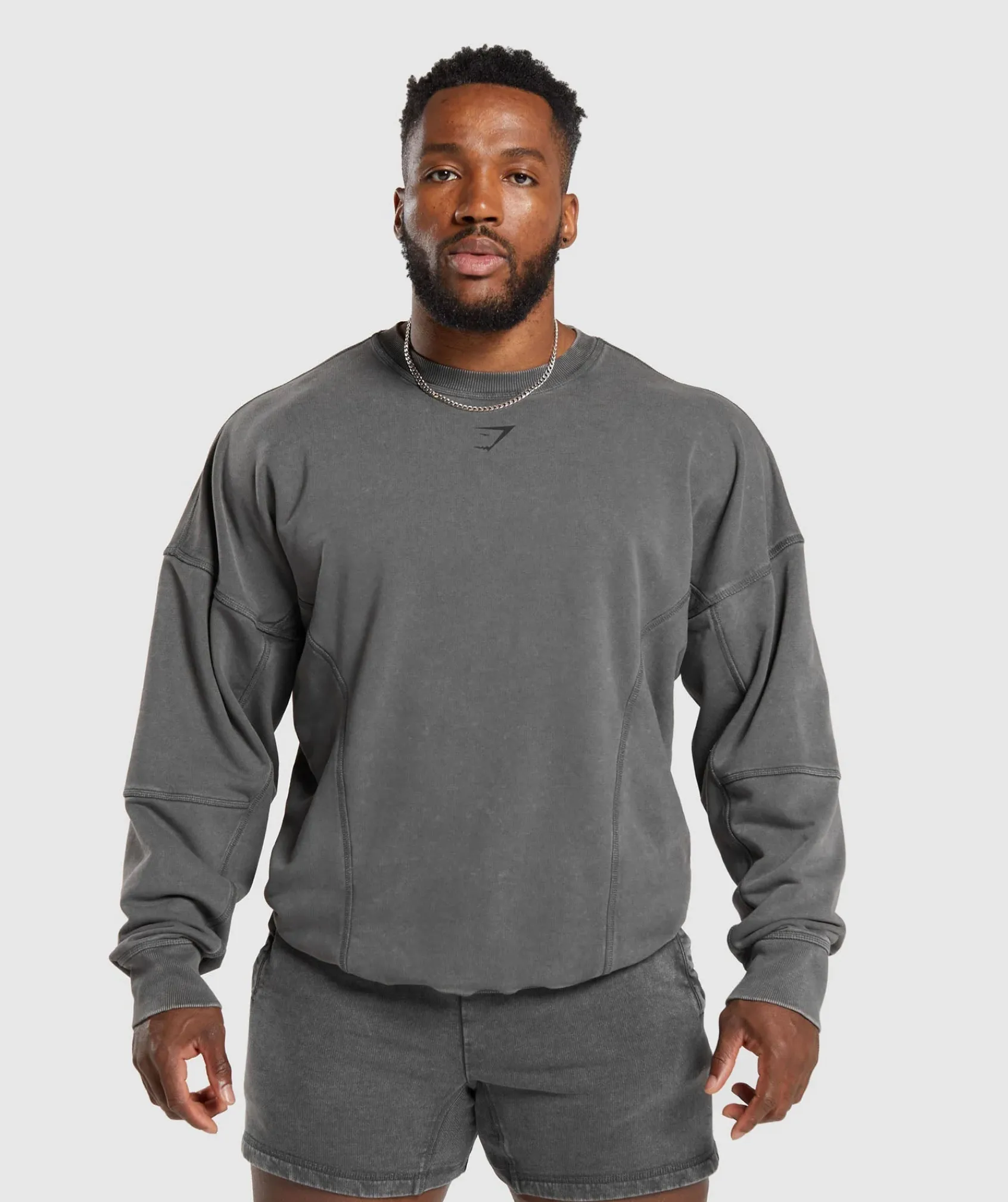 Heren Gymshark Hoodies & Truien*Heritage Washed Crew
