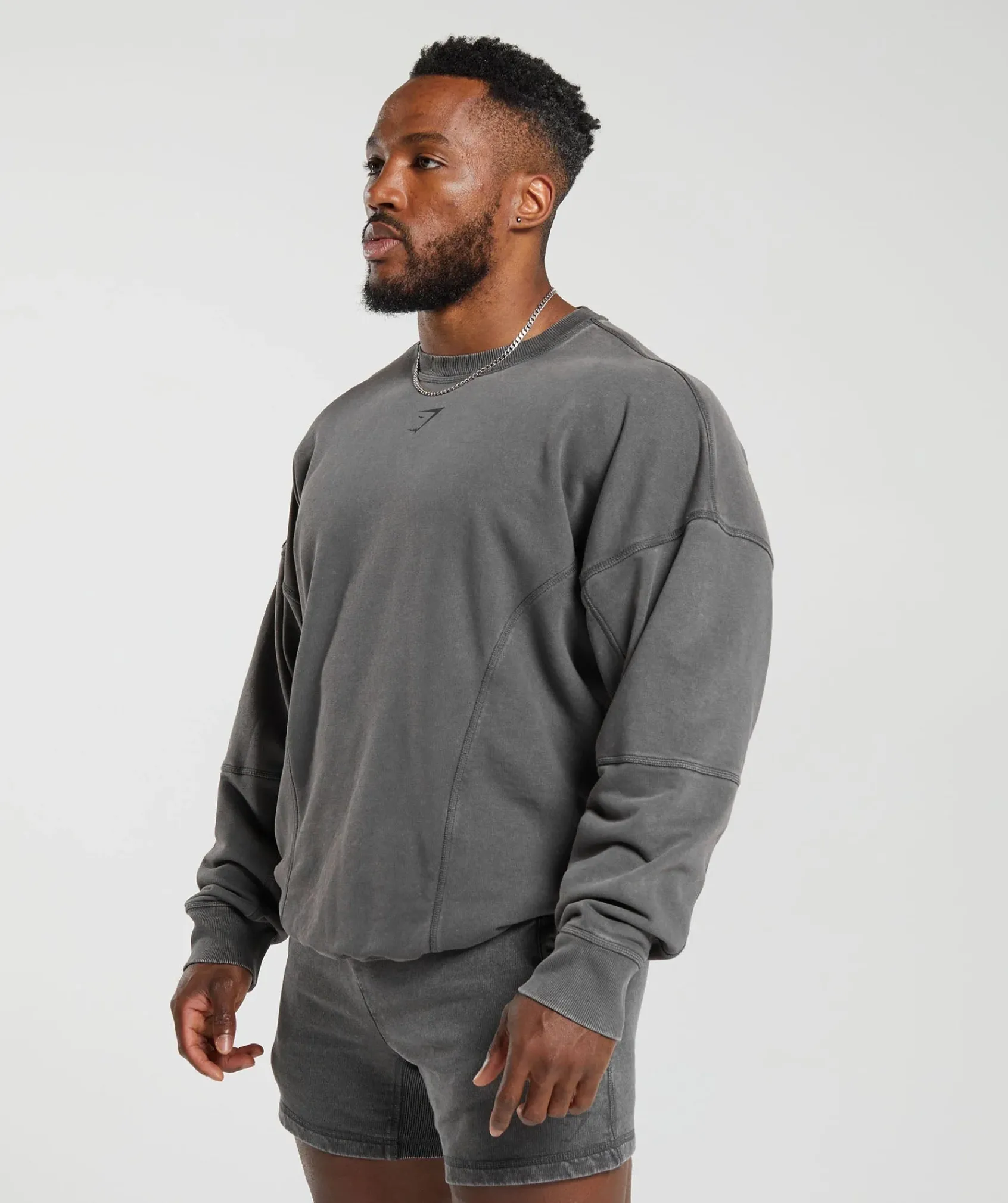 Heren Gymshark Hoodies & Truien*Heritage Washed Crew