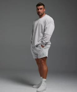 Heren Gymshark Hoodies & Truien*Heritage Washed Crew