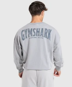 Heren Gymshark Hoodies & Truien*Heritage Washed Crew