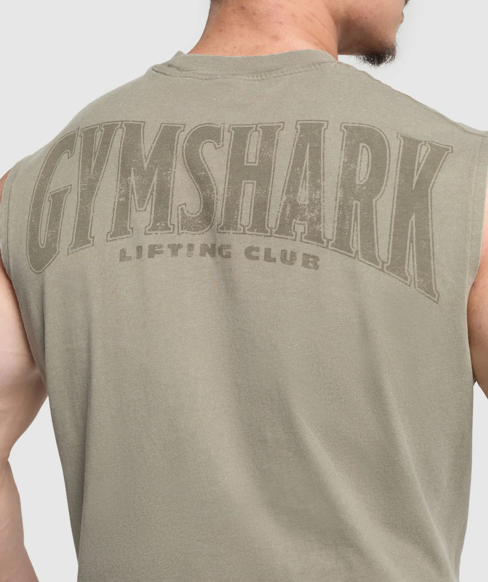 Heren Gymshark Tanktops*Heritage Washed Cut Off Tank