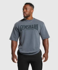 Heren Gymshark Hoodies & Truien|T-shirts*Heritage Washed Short Sleeve Crew