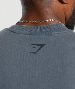 Heren Gymshark Hoodies & Truien|T-shirts*Heritage Washed Short Sleeve Crew