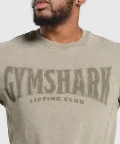 Heren Gymshark Hoodies & Truien|T-shirts*Heritage Washed Short Sleeve Crew