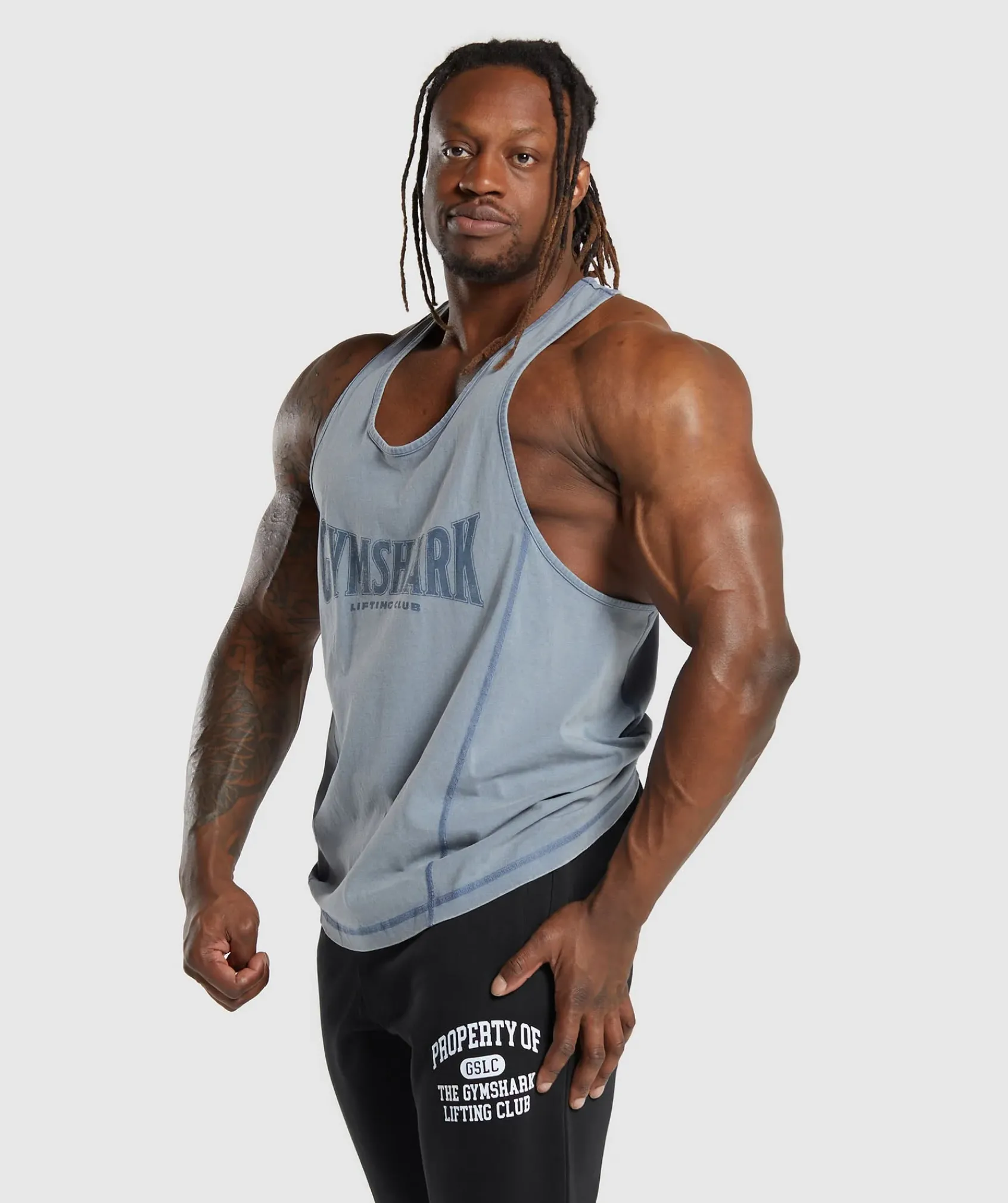 Heren Gymshark Stringers|T-shirts*Heritage Washed Stringer