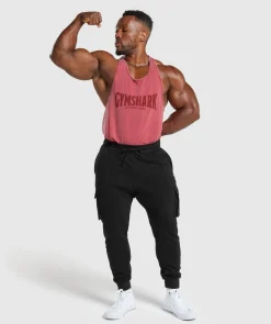 Heren Gymshark Stringers|T-shirts*Heritage Washed Stringer