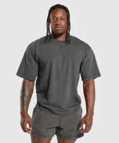 Heren Gymshark T-shirts*Heritage Washed T-Shirt