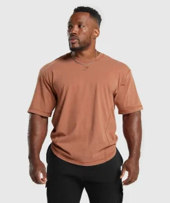 Heren Gymshark T-shirts*Heritage Washed T-Shirt