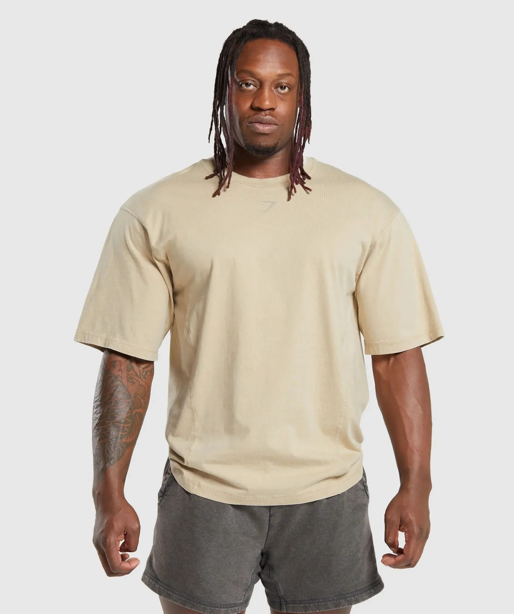 Heren Gymshark T-shirts*Heritage Washed T-Shirt