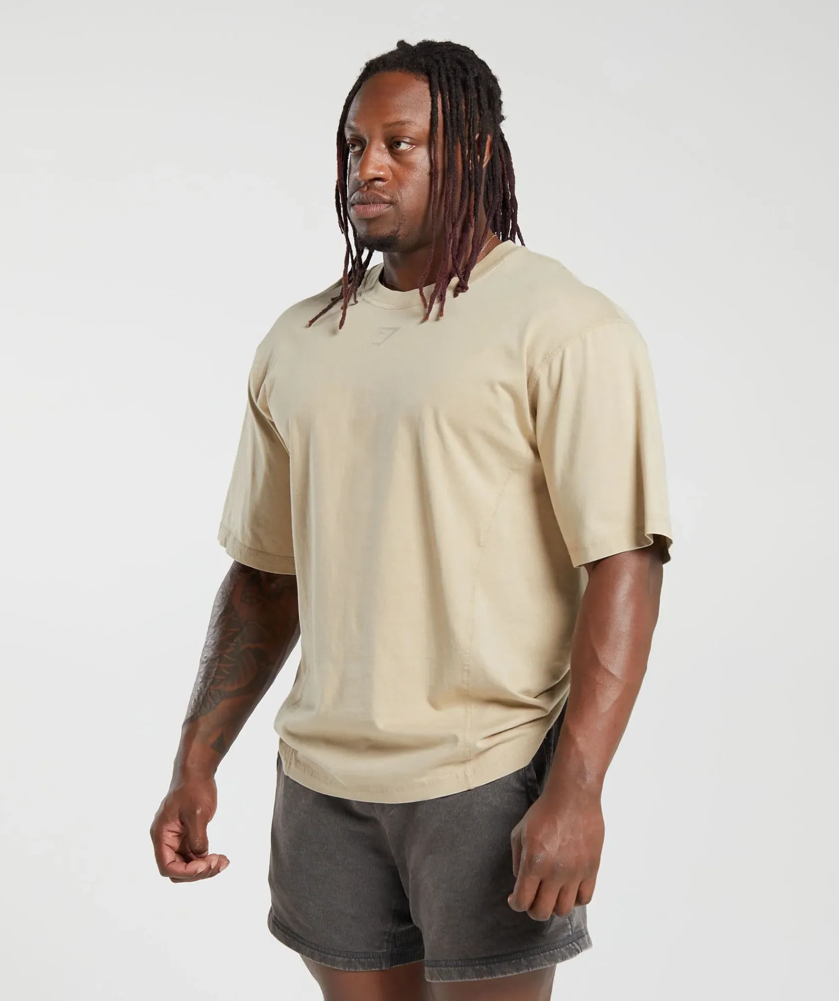 Heren Gymshark T-shirts*Heritage Washed T-Shirt